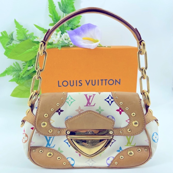 Louis Vuitton Handbags - Louis Vuitton Multicolor Marilyn White bag Authentic